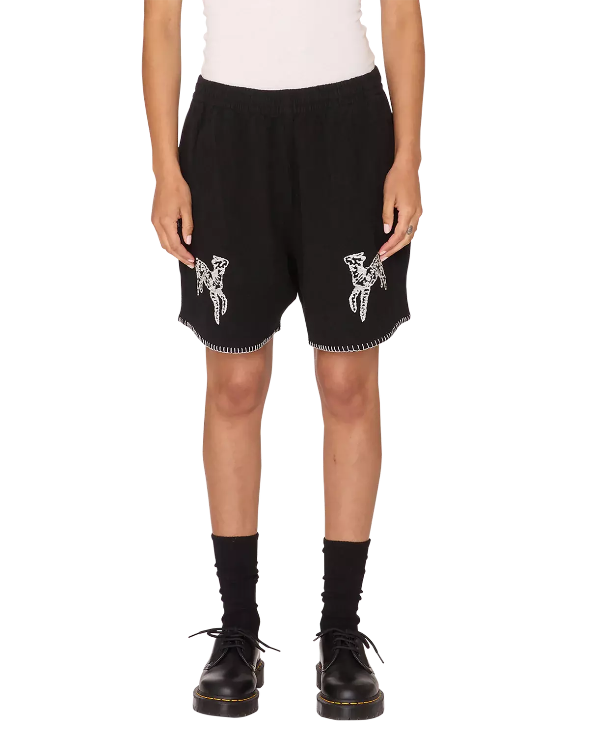 Obey Ritual Shorts Digital Black Damen Hose schwarz